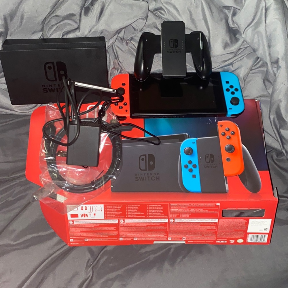 nintendo switch! comes with mario 3d world game